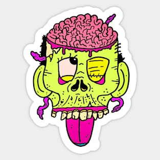 Brains of the operation Sticker